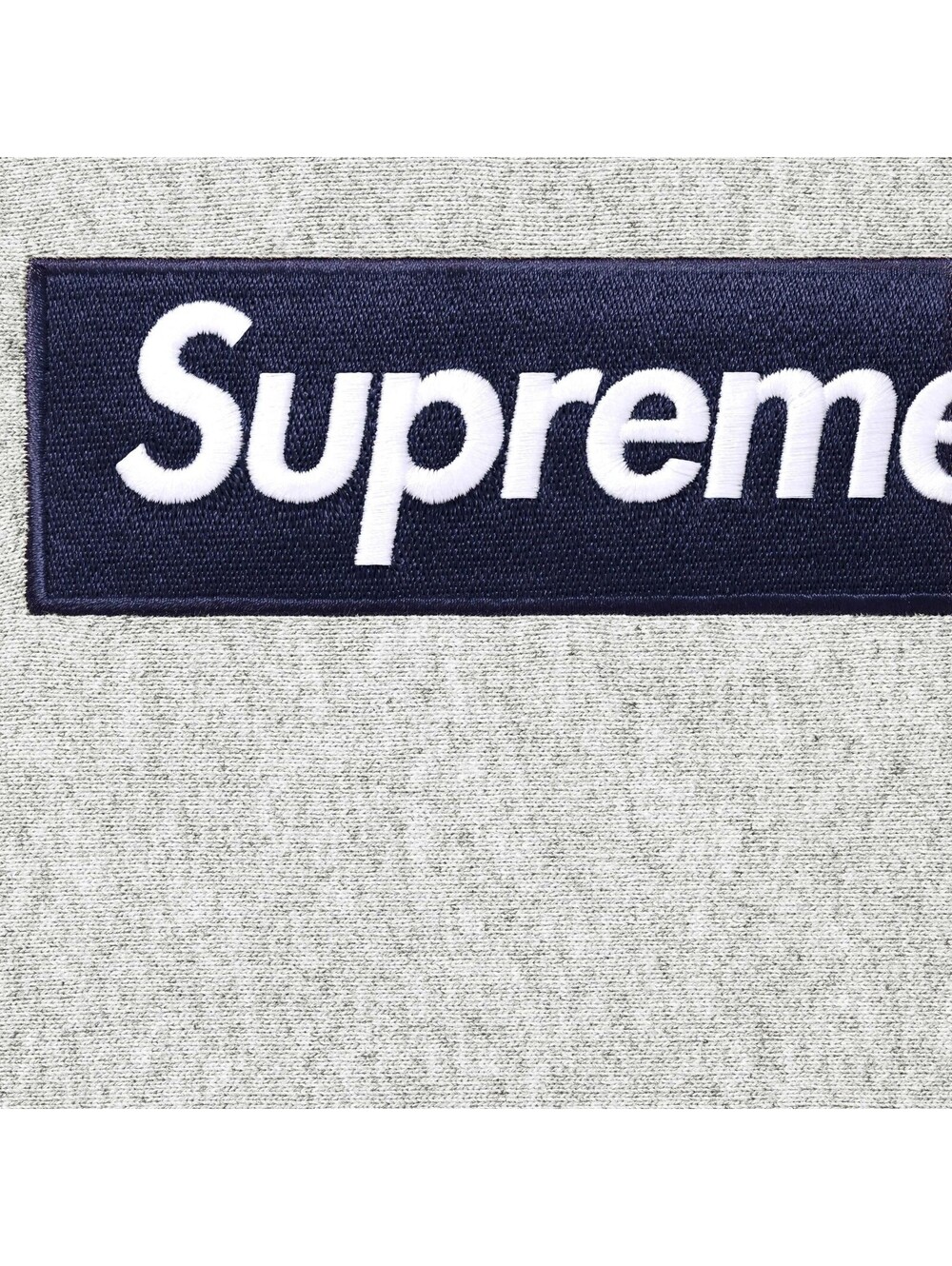 Supreme Box Logo Pullover Hooded Sweatshirt Heather Grey + Beanie (FW25) - Picture 2 of 4